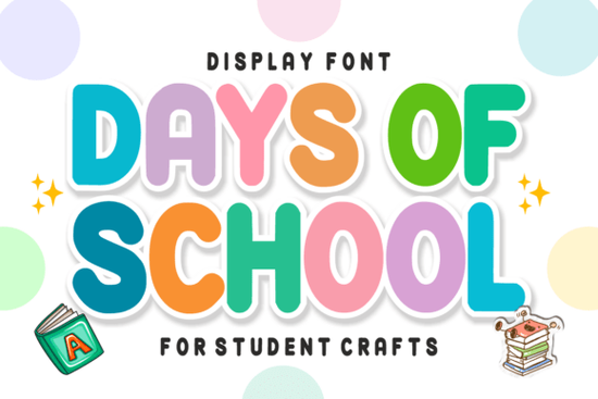 Days of School Font